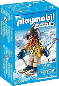 Игровой набор из серии Зимние виды спорта: Лыжник с палками (Playmobil, 9284pm)